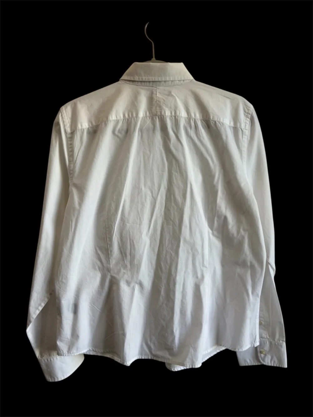 Lauren Ralph Lauren White Victorian Ruffle Button-Front Shirt (XL) Boho Revival - Picture 2 of 12